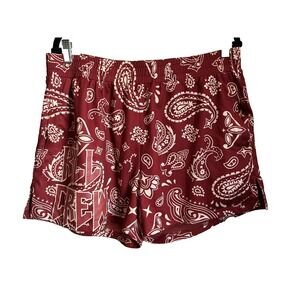 Kill Crew Men's Shorts Black And Cream Mid Thigh Cut